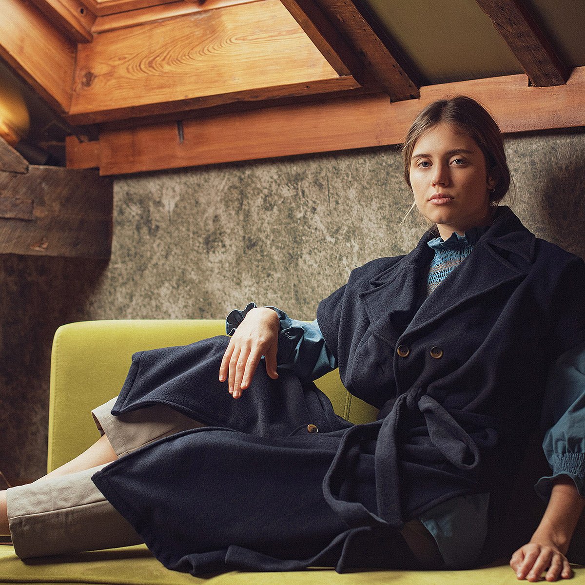 Wool Double Face Woman Waistcoat - Dresses & Jumpsuits Suuky Porto