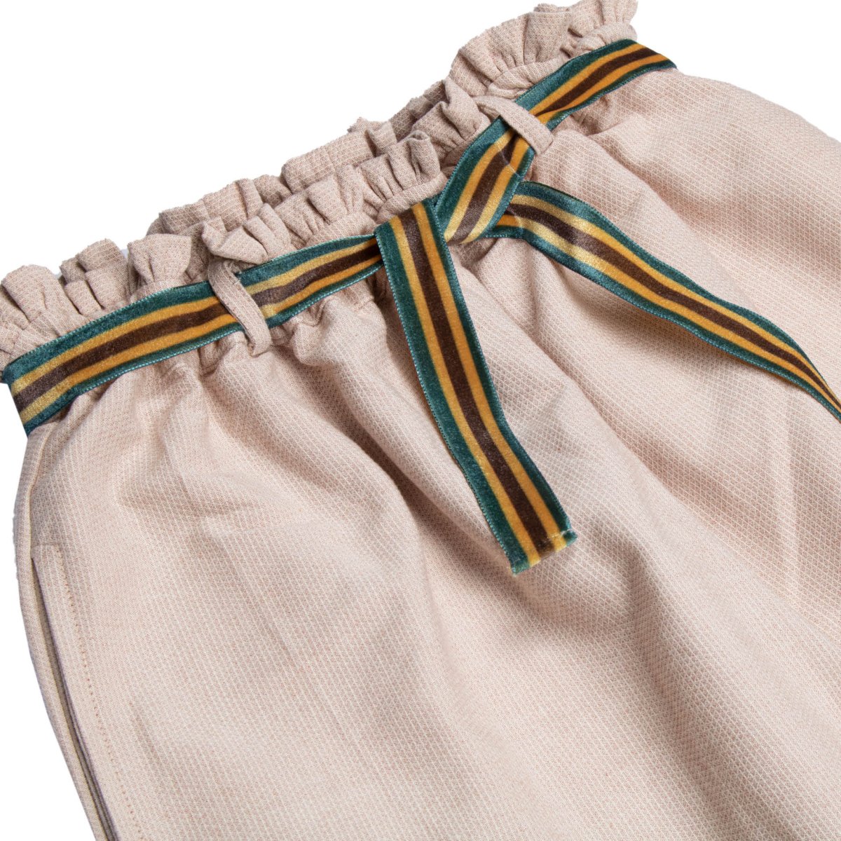 Woven Piquet Wide Pants - Suuky Porto