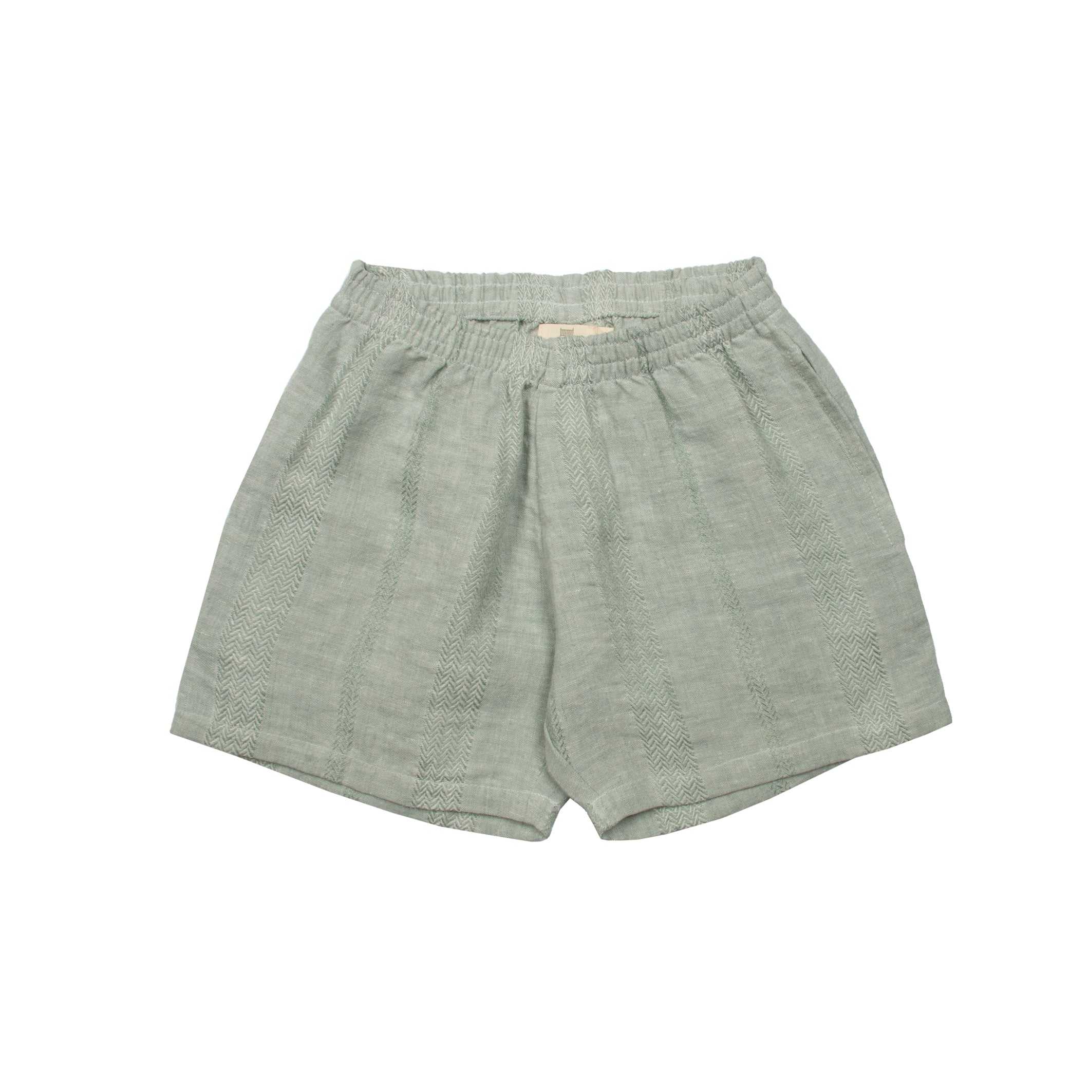 Textured Linen Long Shorts - Suuky NC