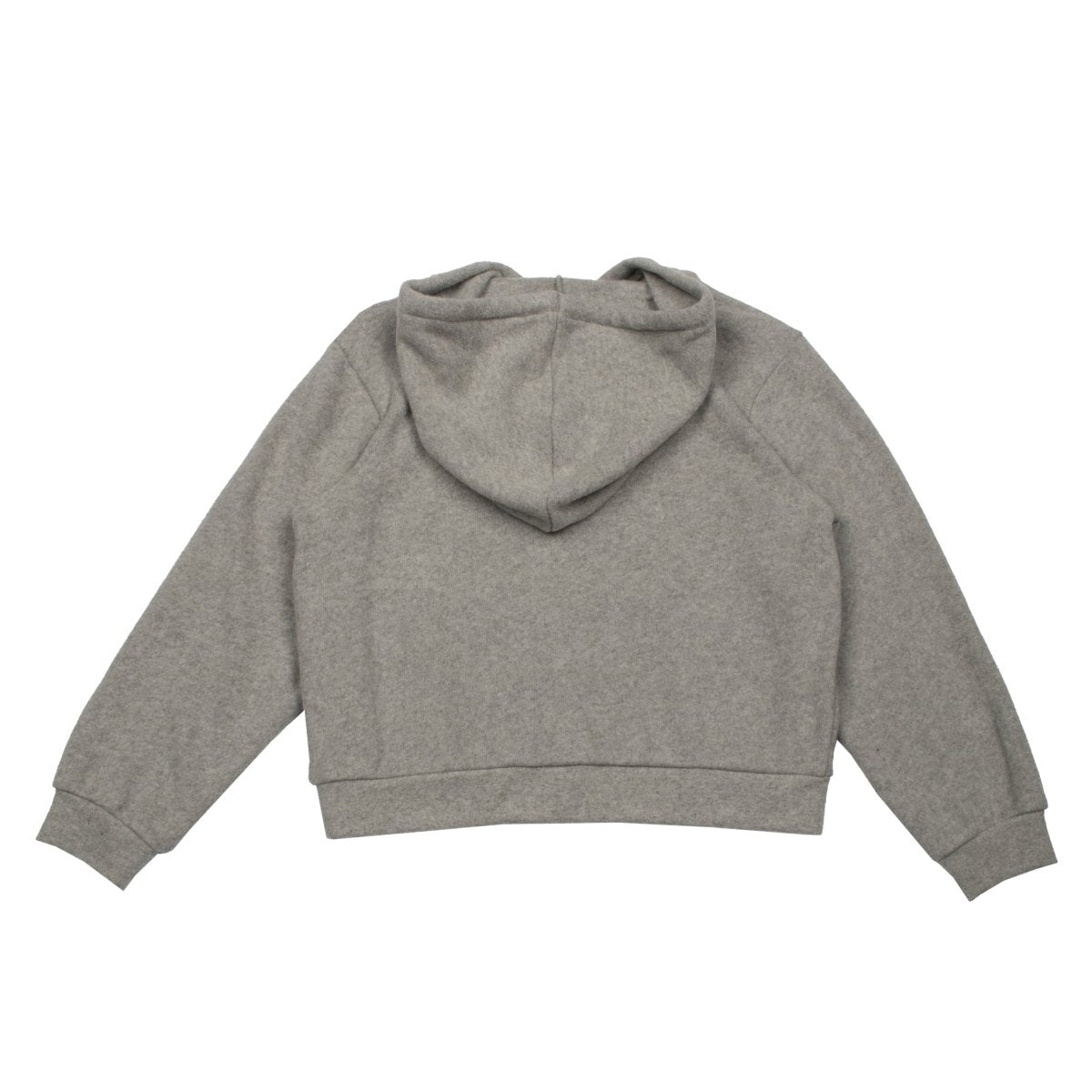 Grey Knit Hoodie Sweatshirt - Suuky Porto