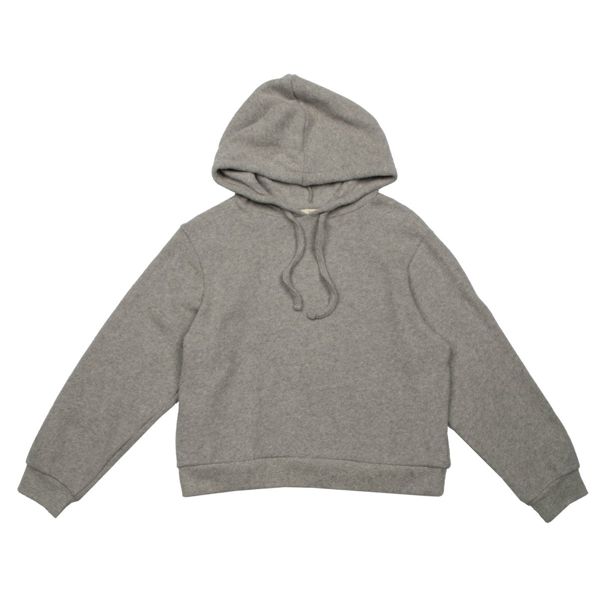 Grey Knit Hoodie Sweatshirt - Suuky Porto