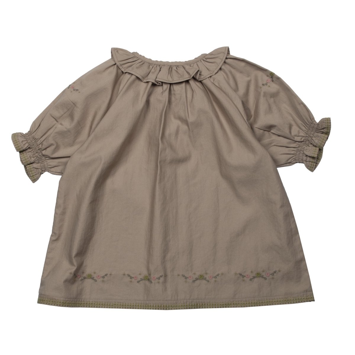 Popeline Embroidered Baby Dress - Suuky Porto