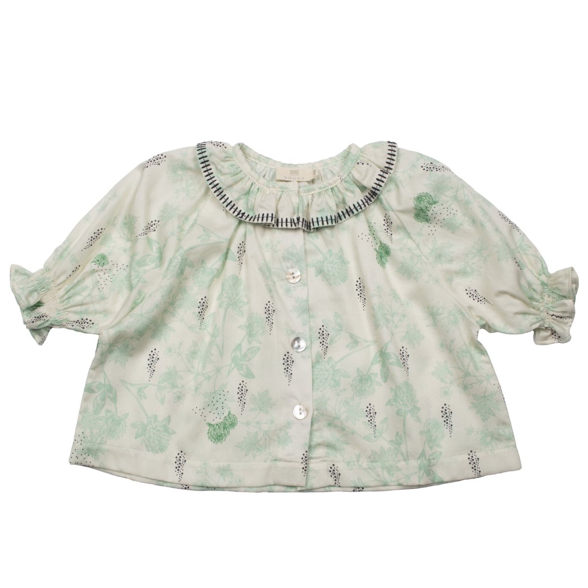 Saten Baby Collar Blouse - Suuky Porto