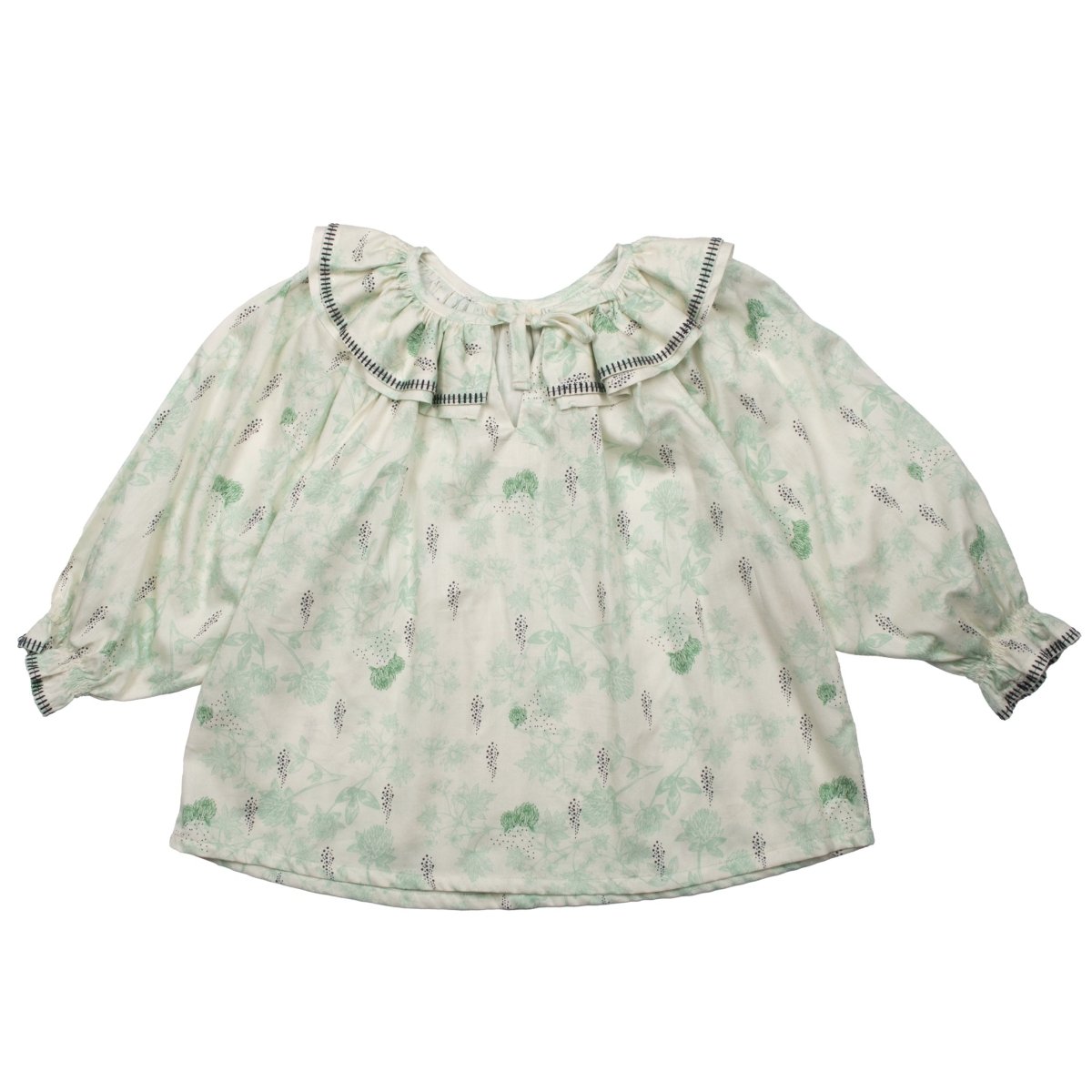 Saten Collar Blouse - Suuky Porto