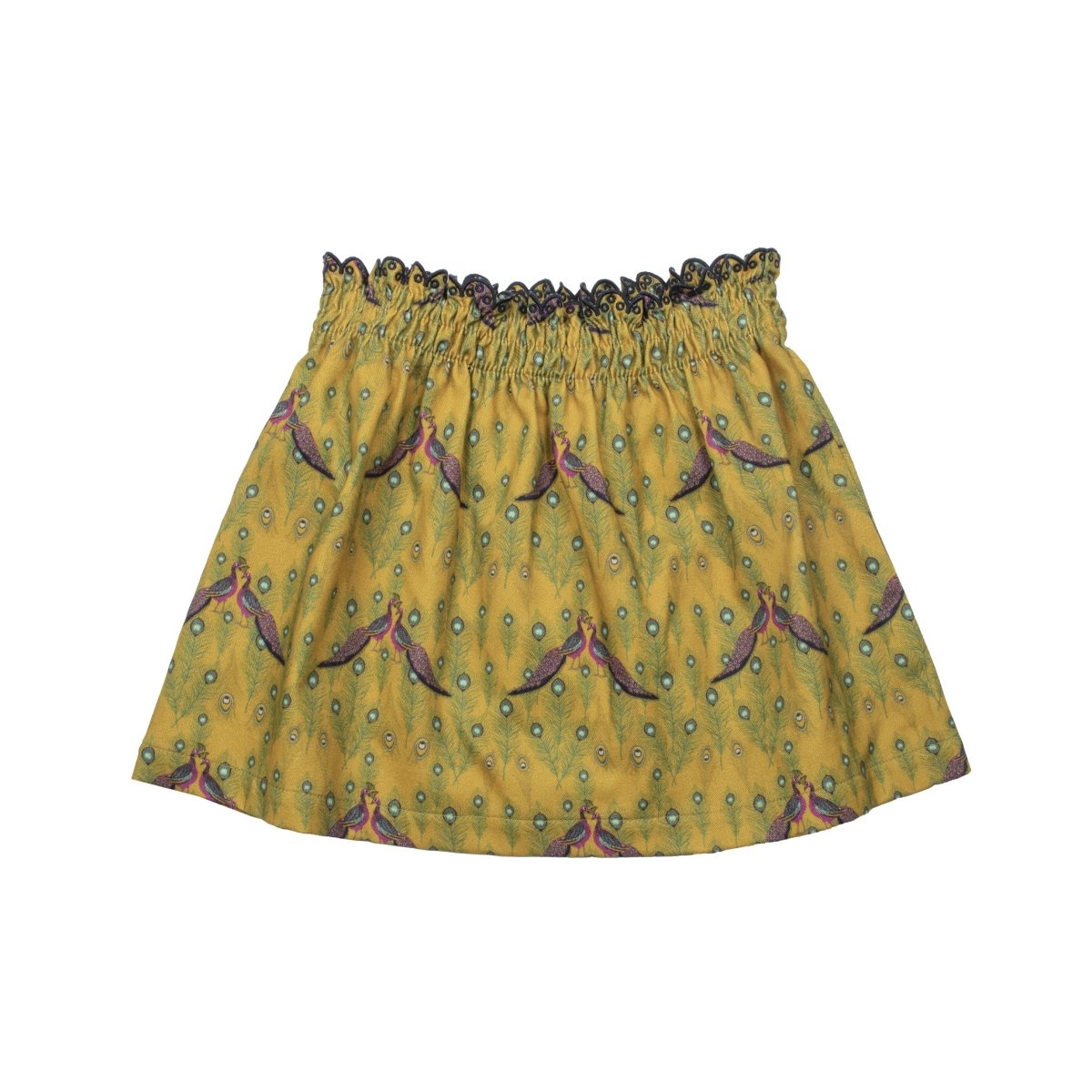 Soft Twill Embroidered Skirt - Suuky Porto