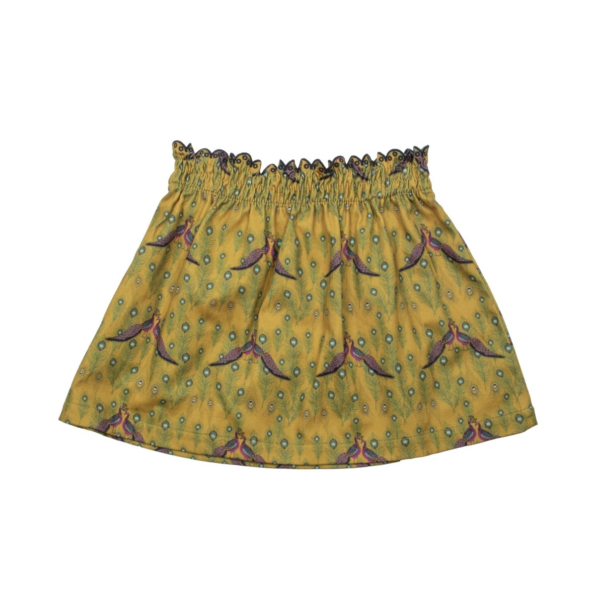 Soft Twill Embroidered Skirt - Suuky Porto