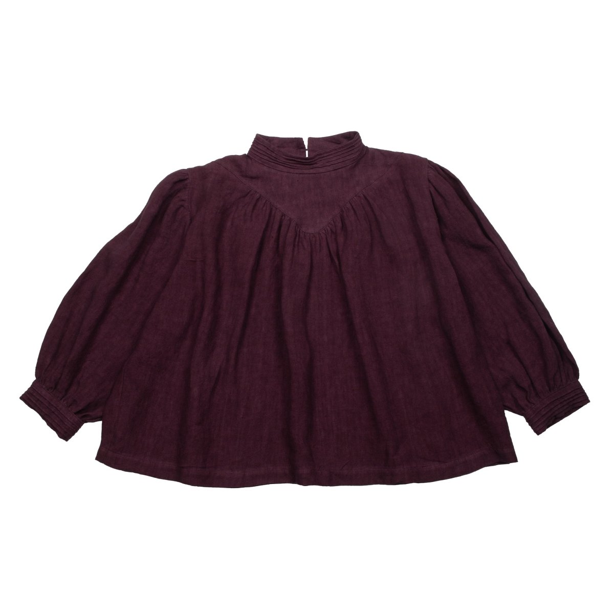 Suuky Linen Pleated Blouse - Suuky Porto