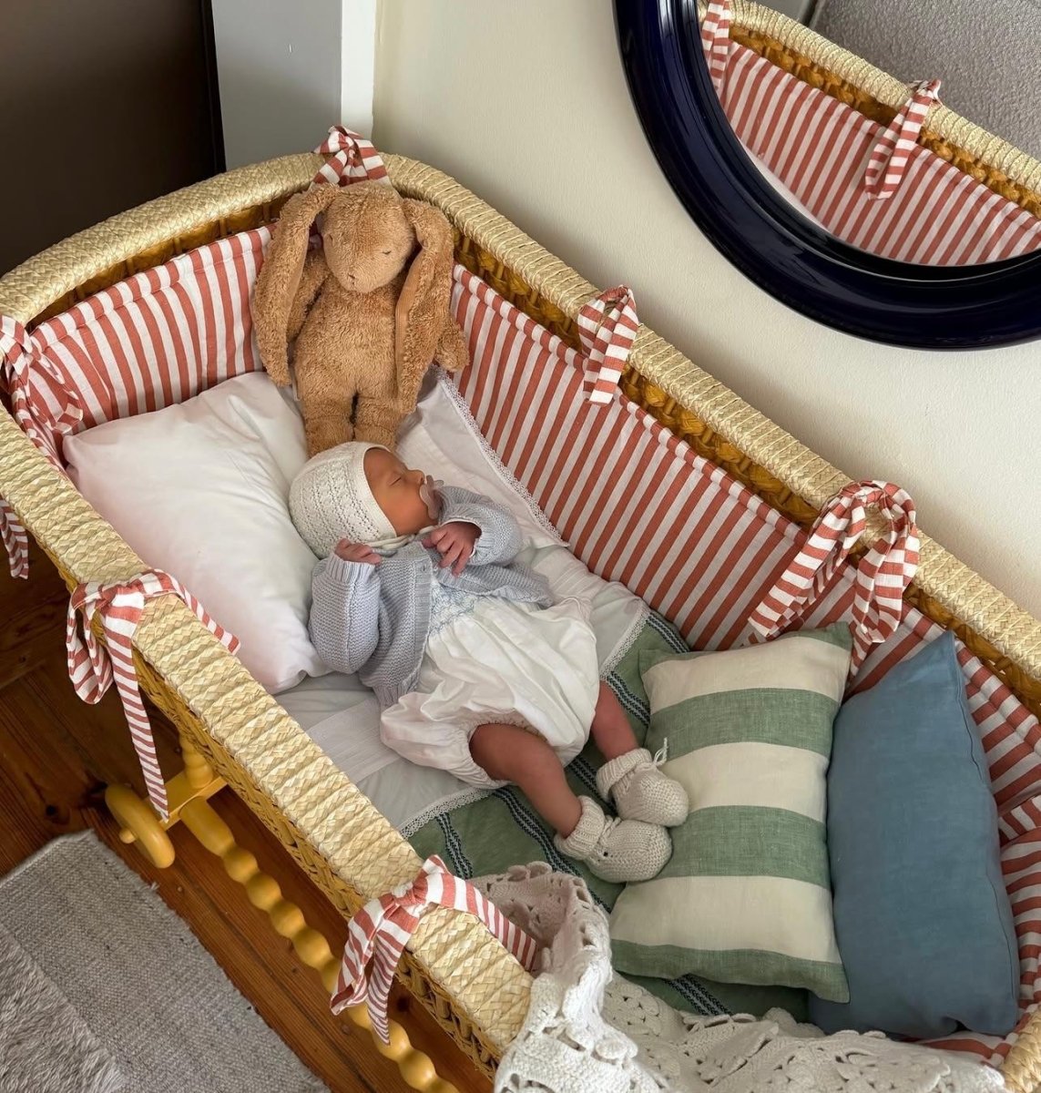 Suuky Stripe Bumper for Vintage Crib - Suuky Porto