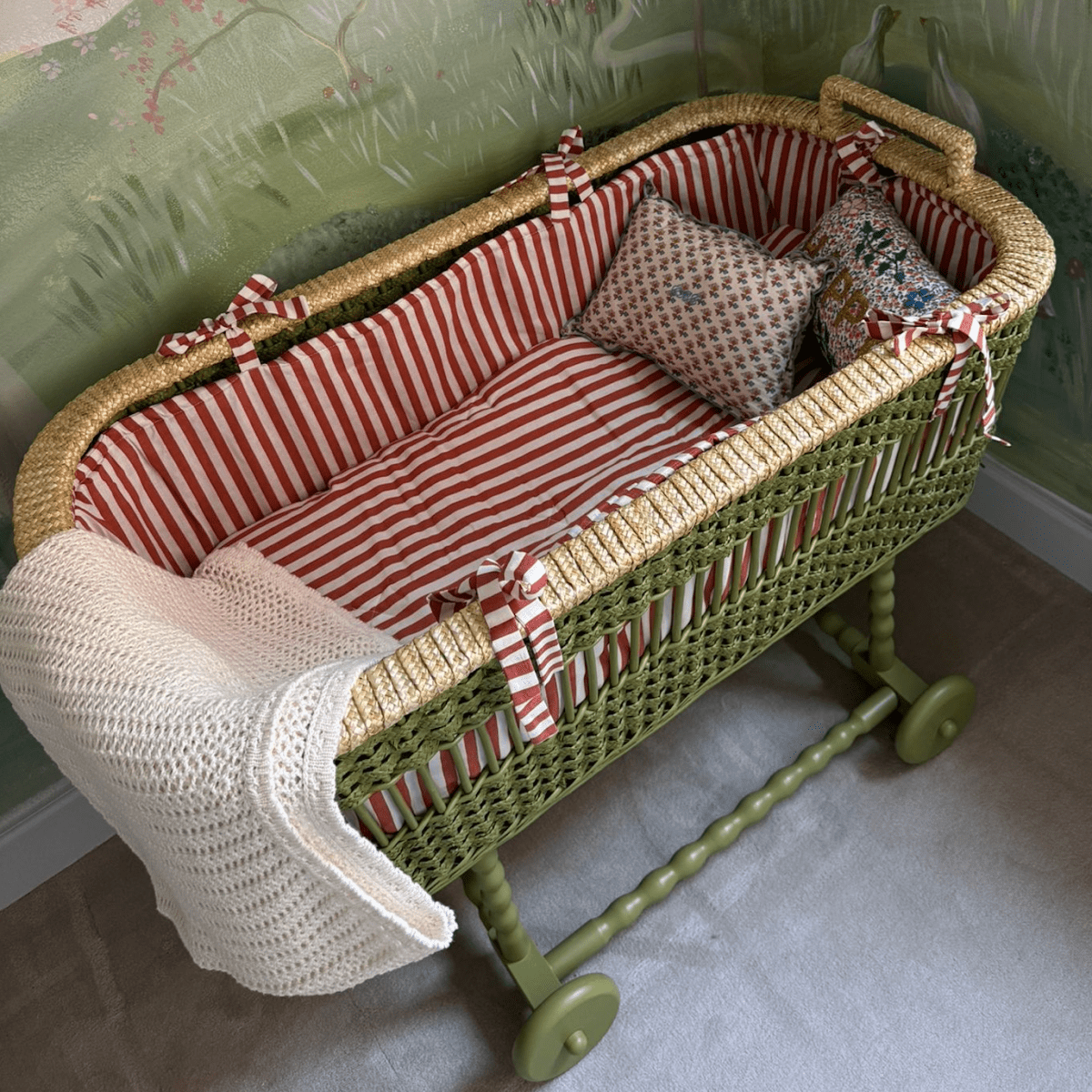Suuky Stripe Bumper for Vintage Crib - Suuky Porto