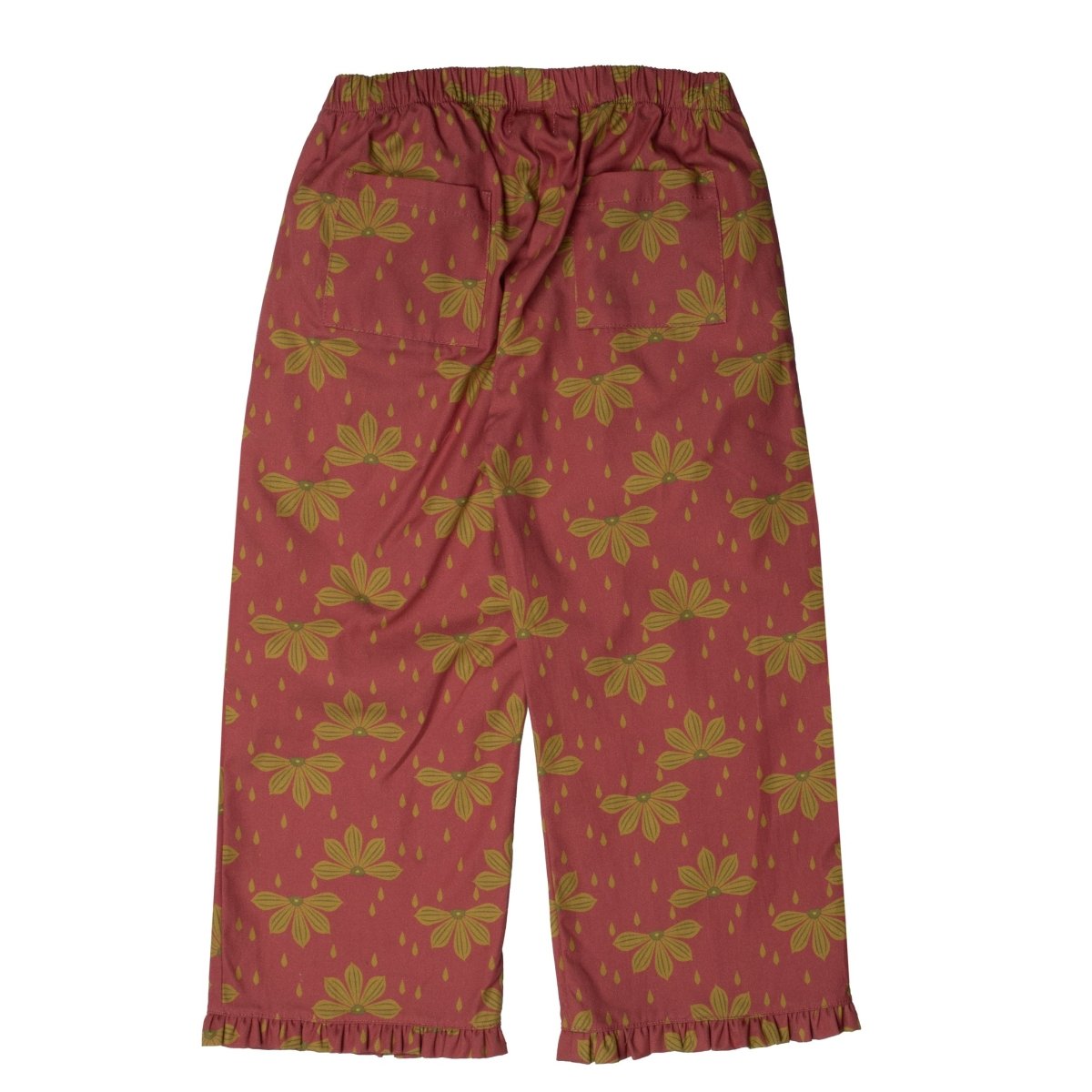 Twill Frilled Pants - Suuky Porto