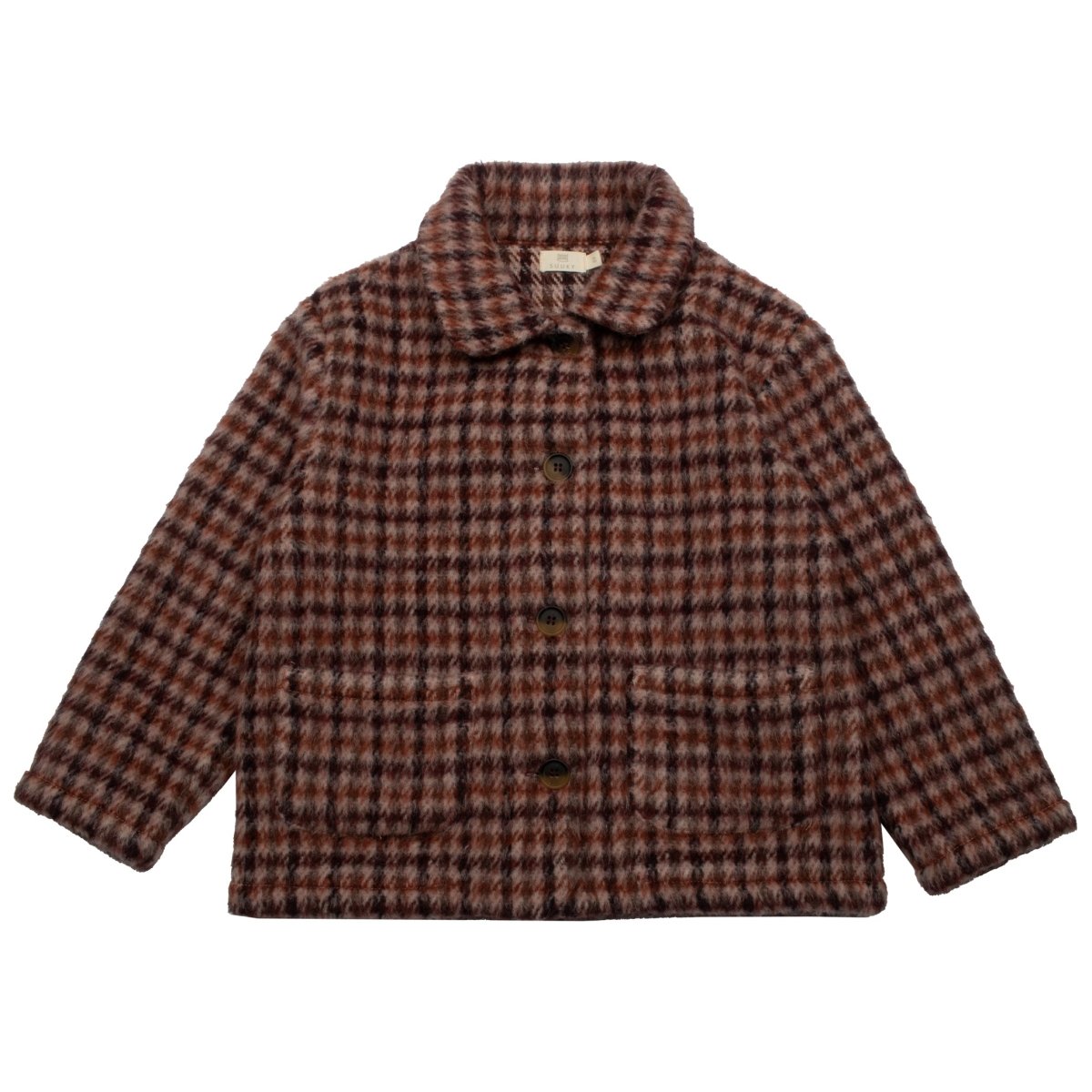 Wool Check Jacket - Suuky Porto