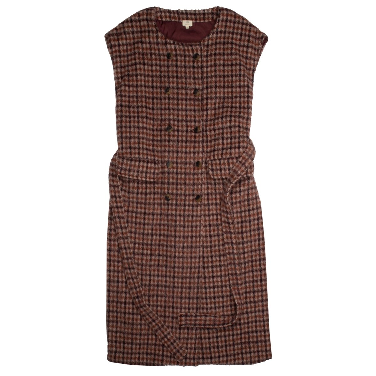 Wool Check Woman Vest - Suuky Porto