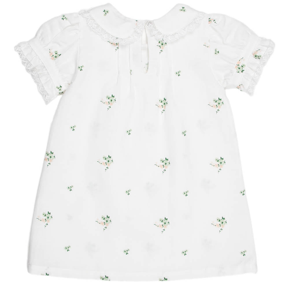 Botanical Flower Print | Baby Collar Dress - Dresses & Jumpsuits Suuky Porto