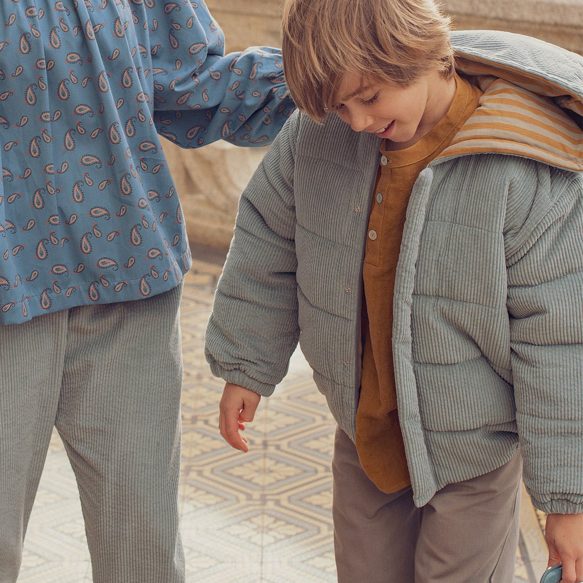 Corduroy Artic Padded Jacket - Jackets & Kimonos Suuky Porto