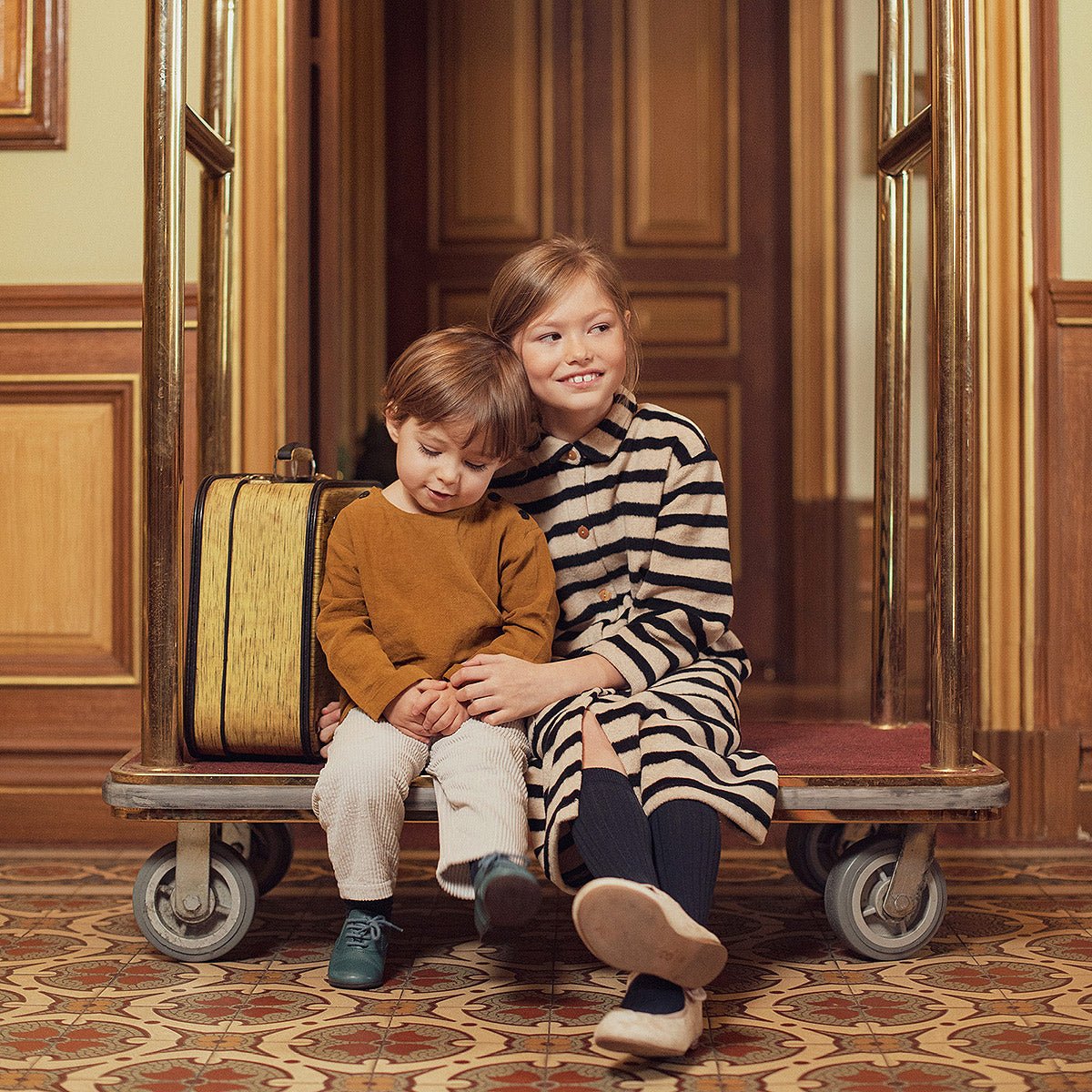 Corduroy Light Gray Baby Pants - Bottoms Suuky Porto