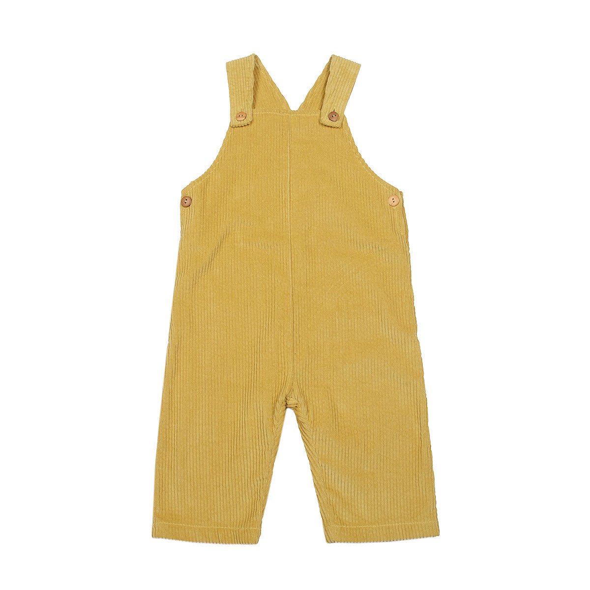 Corduroy Yellow Cream Baby Overall - Overalls Suuky Porto