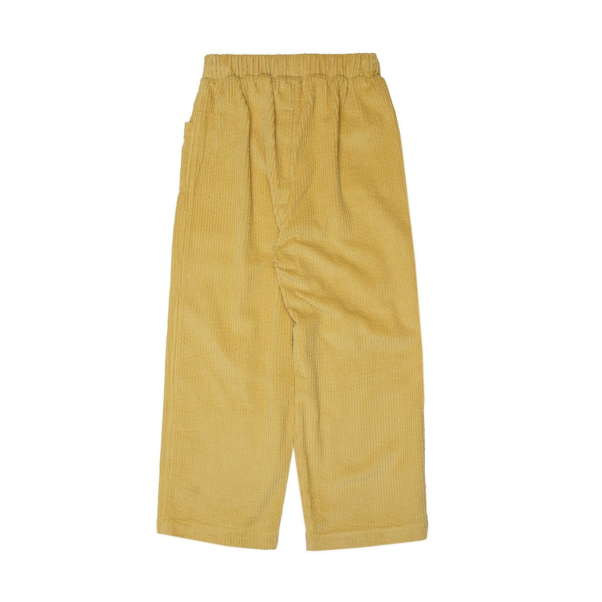 Corduroy Yellow Cream Pockets Pants - Bottoms Suuky Porto