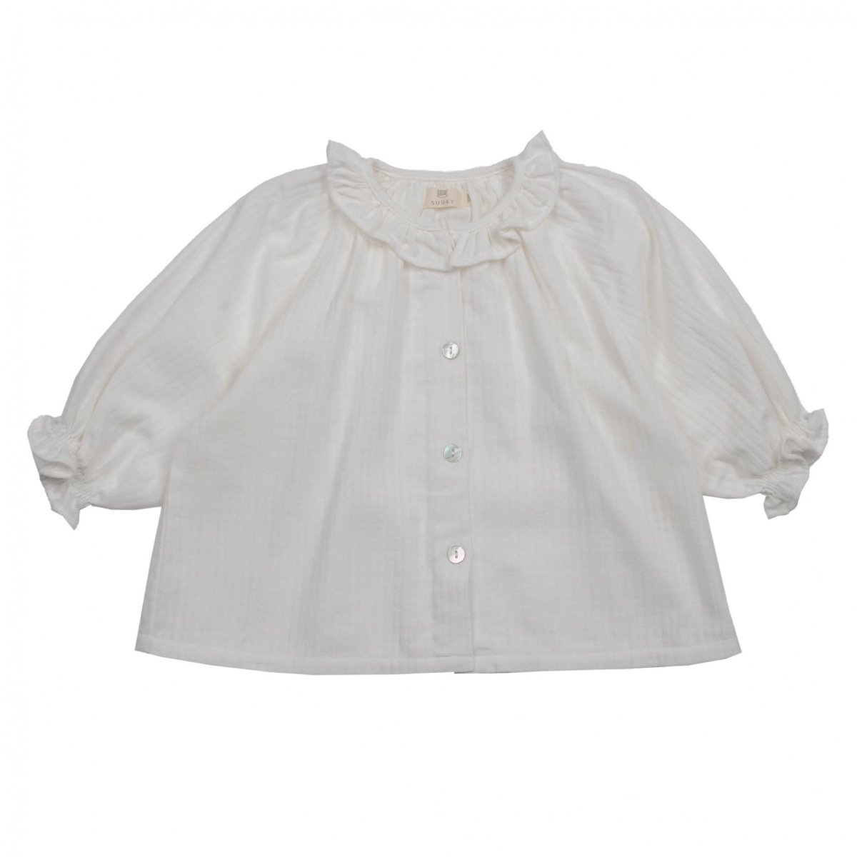 Cotton Squares Baby Blouse - Suuky Porto