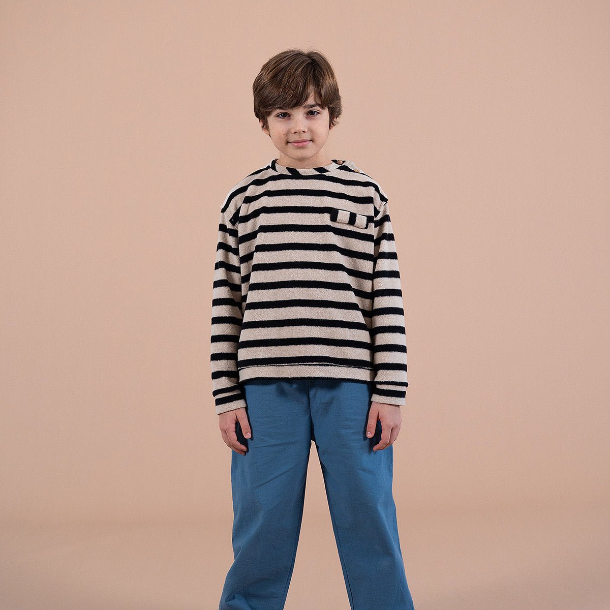Deluxe Woven China Blue Trousers - Bottoms Suuky Porto
