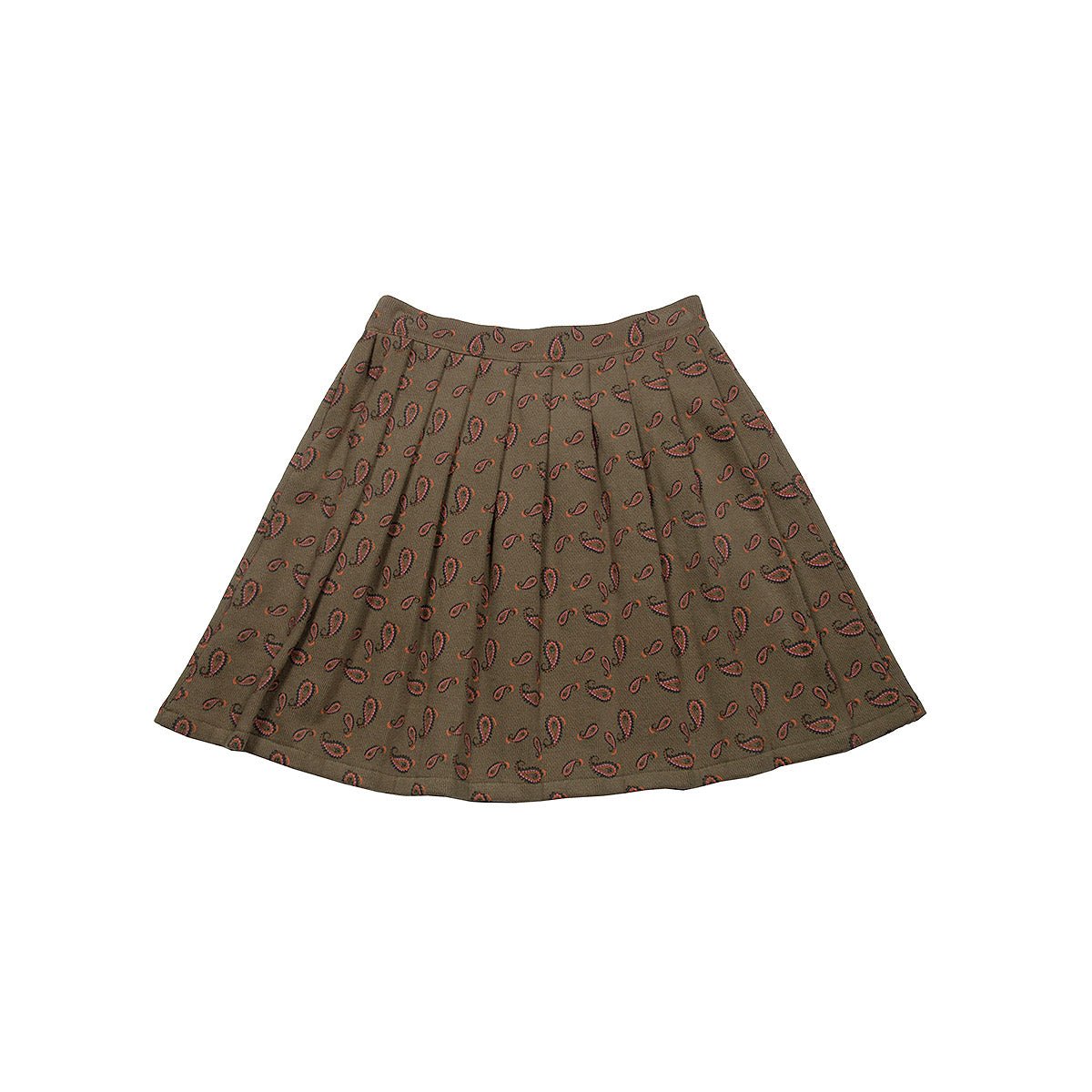 Fleece Paisley Turtle Pleated Skirt - Bottoms Suuky Porto