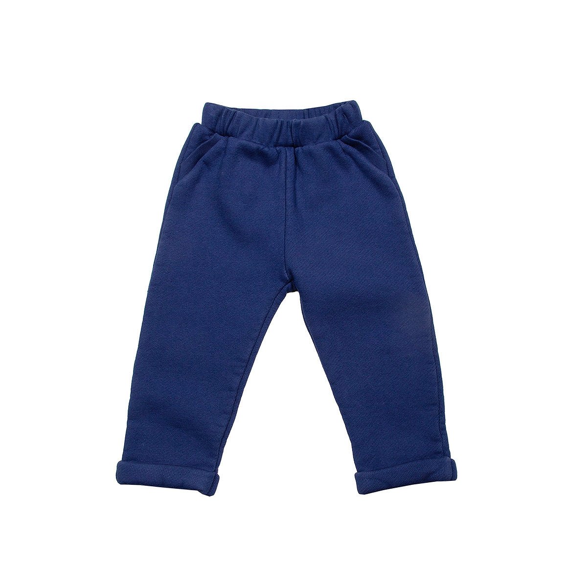 Honey Fleece Blue Print Baby Pants - Bottoms Suuky Porto