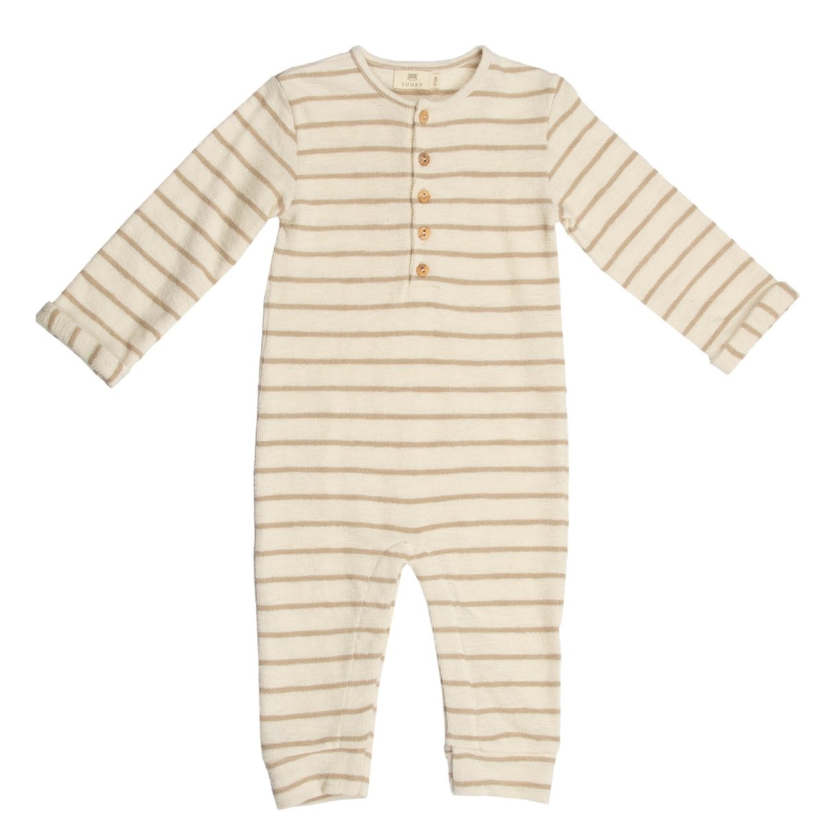 Jersey Flamé Stripes | Baby All-in-One - Overalls Suuky Porto