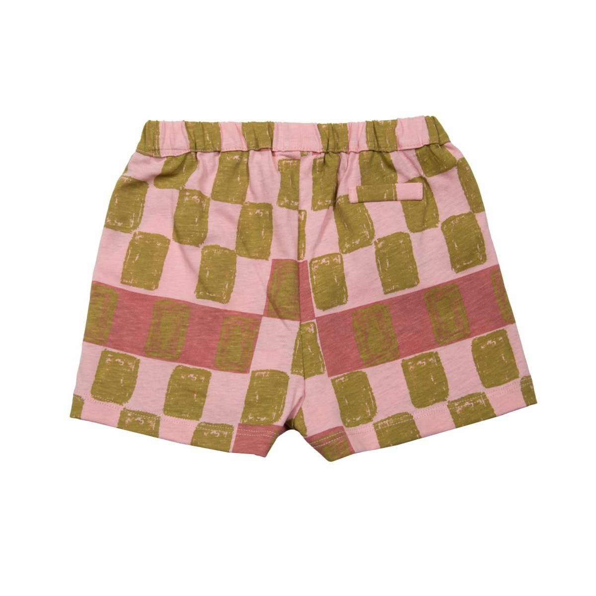 Jersey Squares Baby Shorts - Suuky Porto