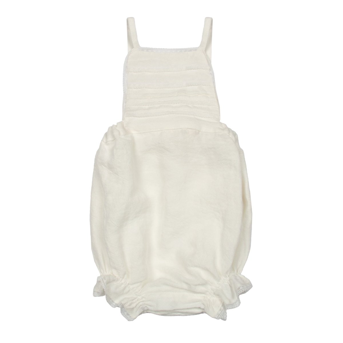 Linen Baby Lace Overall - Suuky Porto