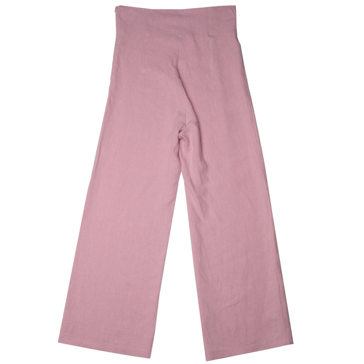 Linen Woman High Waist Pants - Suuky Porto