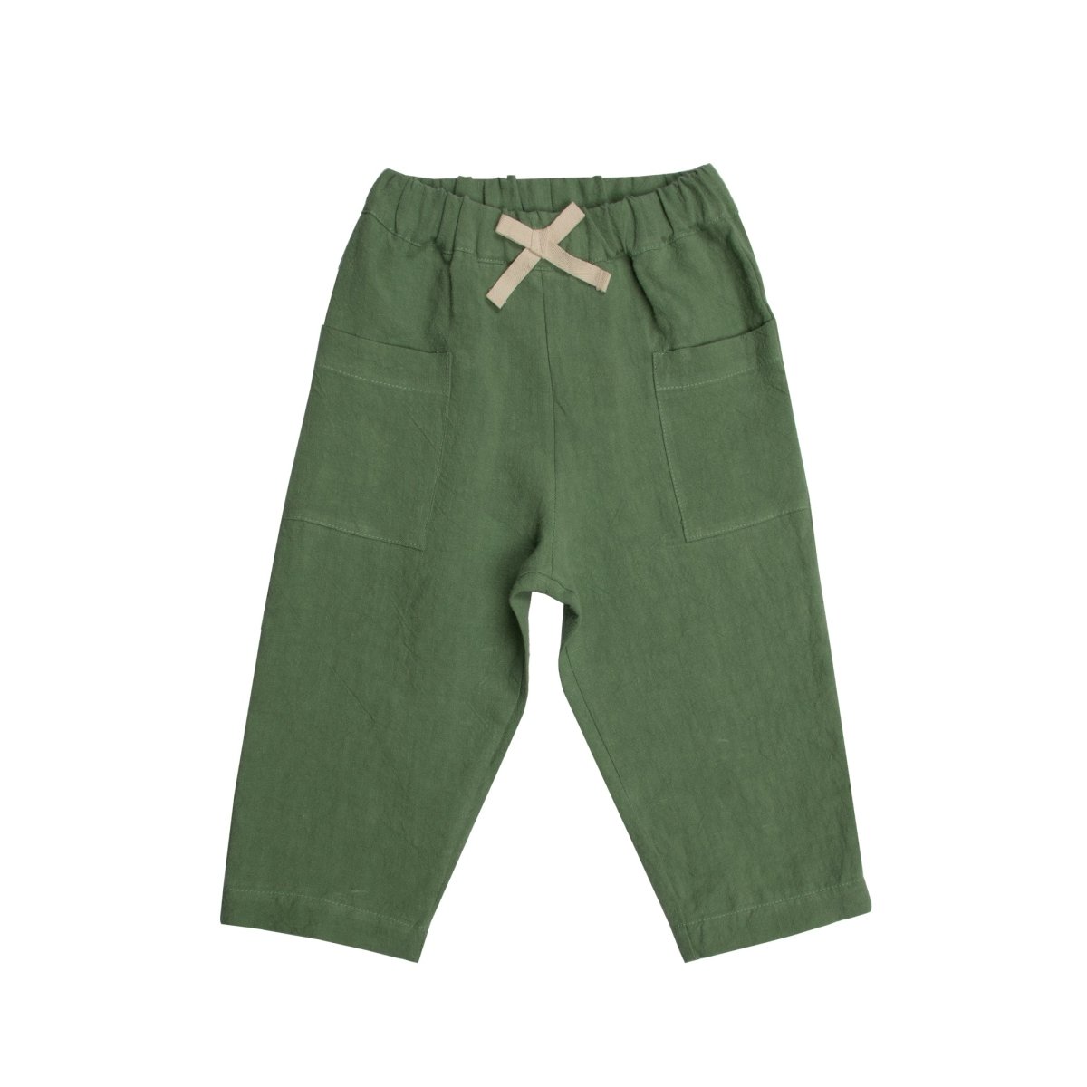 Loden Frost Linen Baby Pants - Suuky Porto