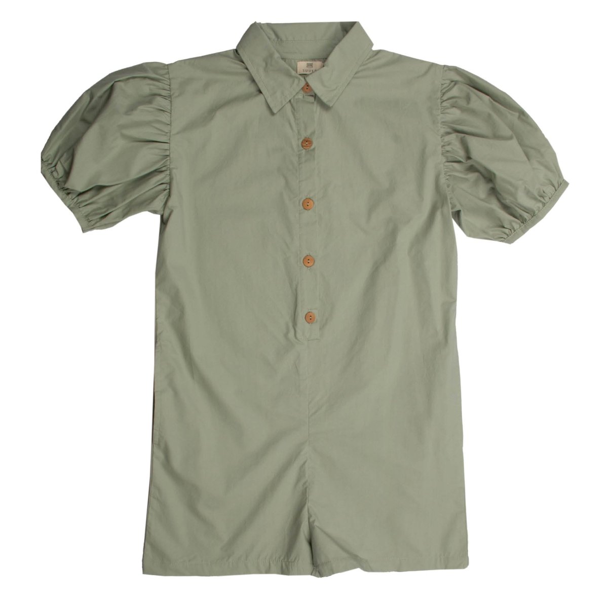 Popeline Puff Sleeve Jumpsuit - Suuky Porto