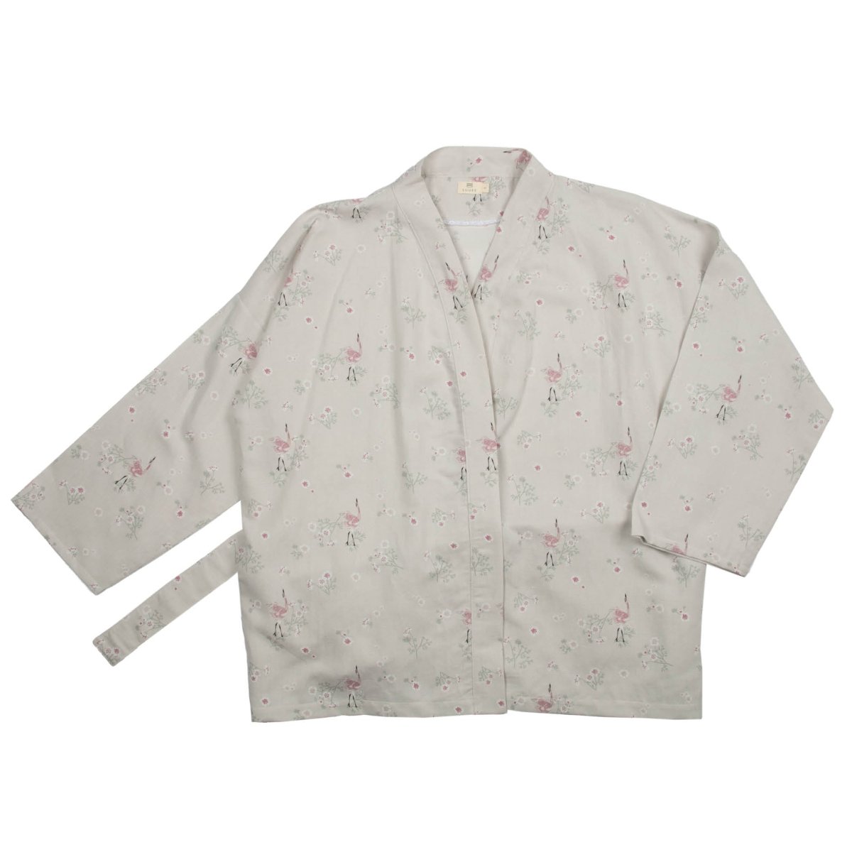 Printed Linen Kimono - Suuky Porto