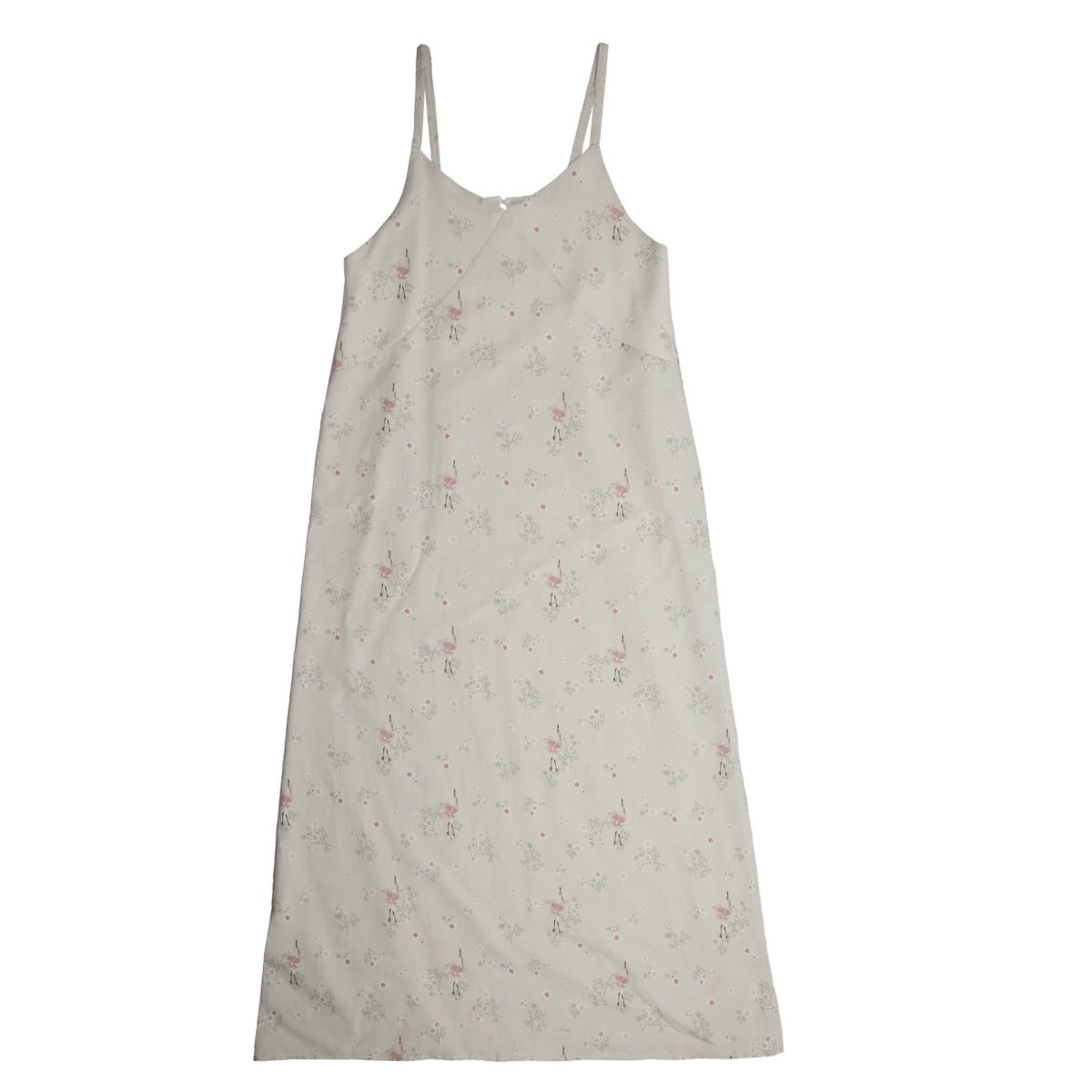 Printed Linen Strap Dress - Suuky Porto