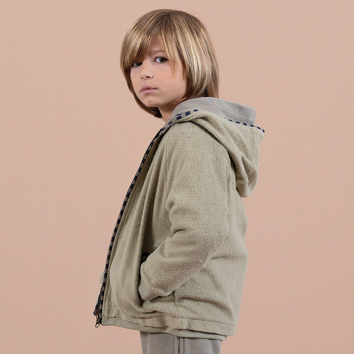 Soft Cosy Silver Sage Jacket - Jackets & Kimonos Suuky Porto