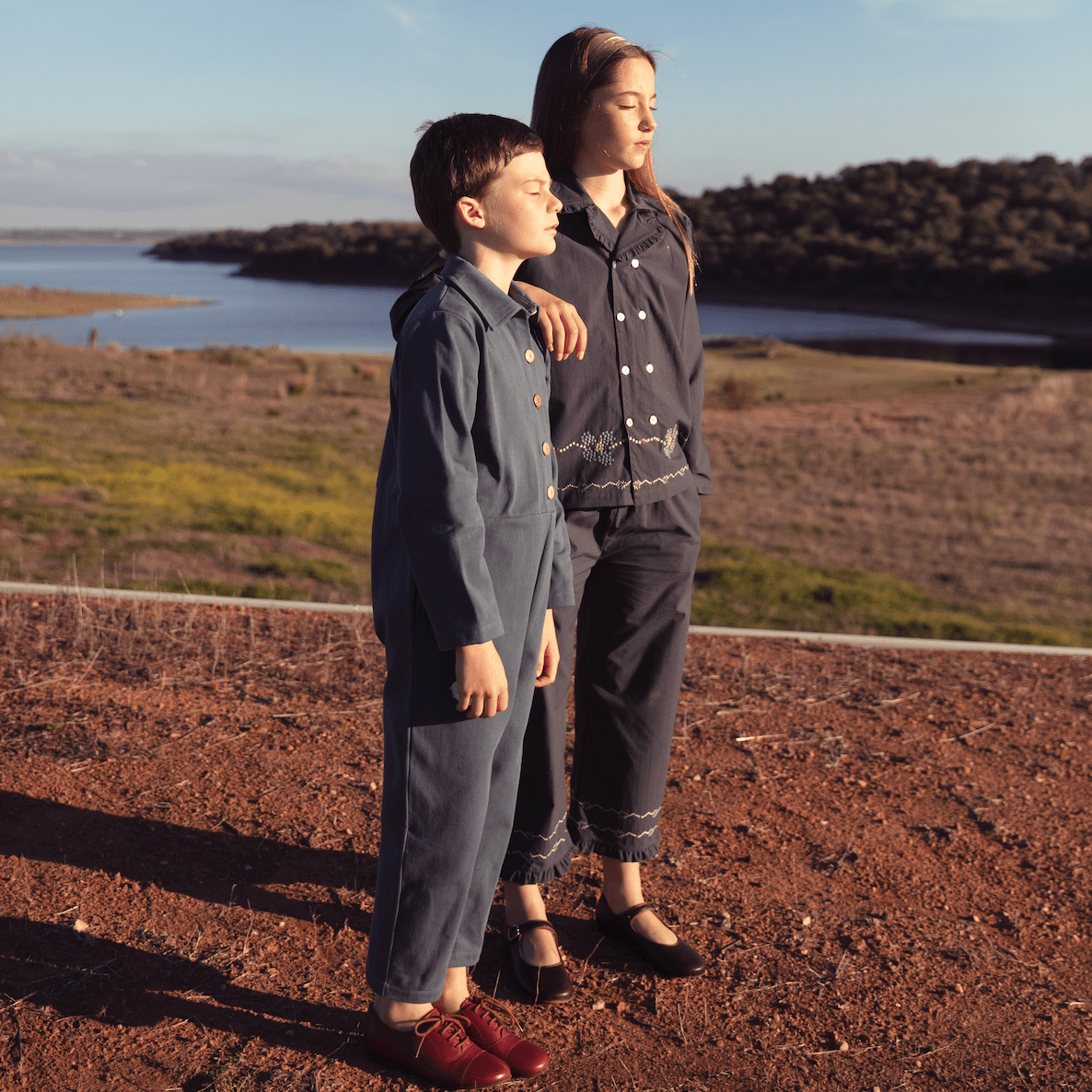 Soft Cotton Embroidered Pants - Suuky Porto