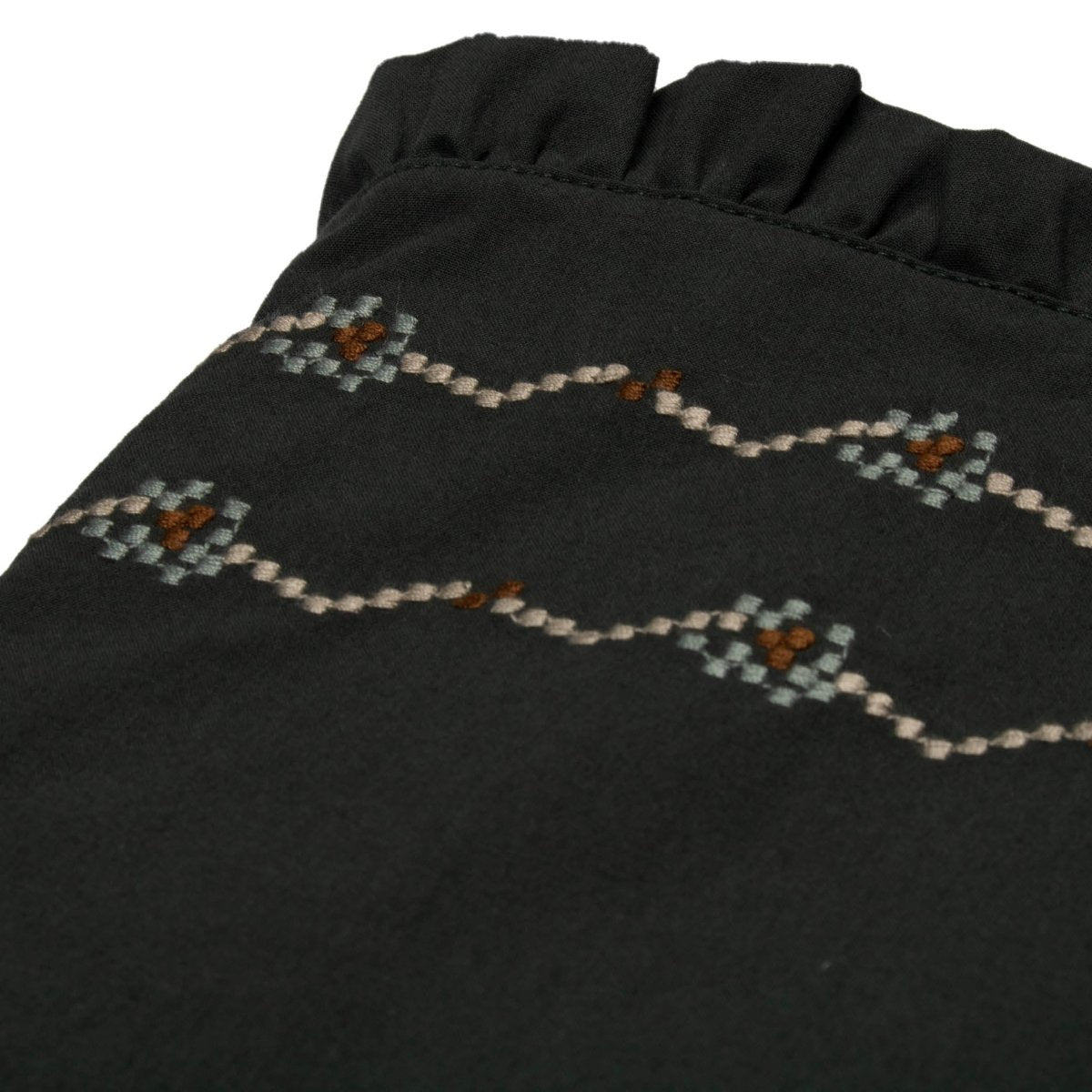 Soft Cotton Embroidered Pants - Suuky Porto