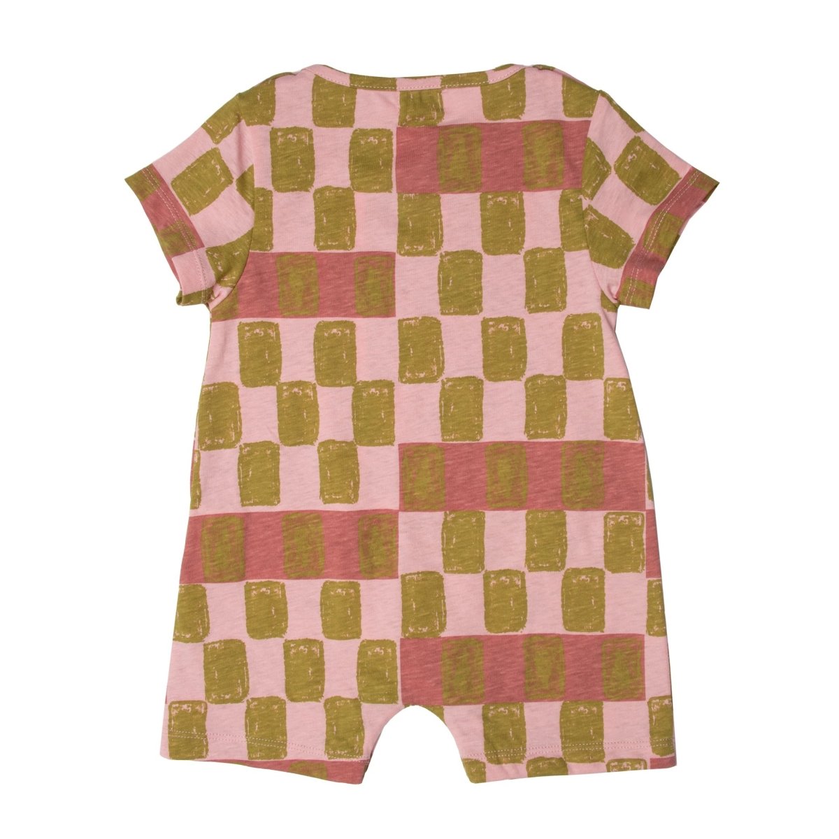Squares Jersey Baby Overall - Suuky Porto