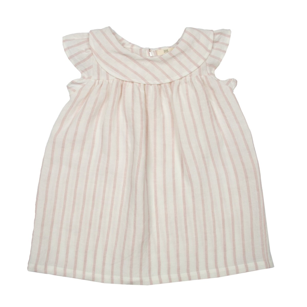 Striped Linen Baby Dress Set - Suuky Porto