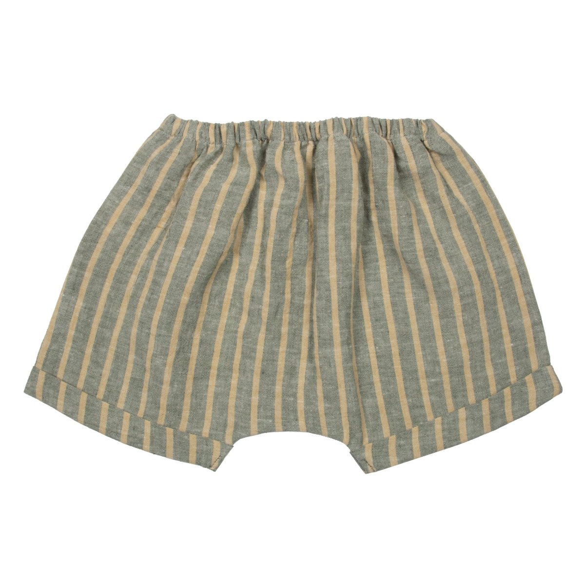 Striped Linen Baby Shorts - Suuky Porto