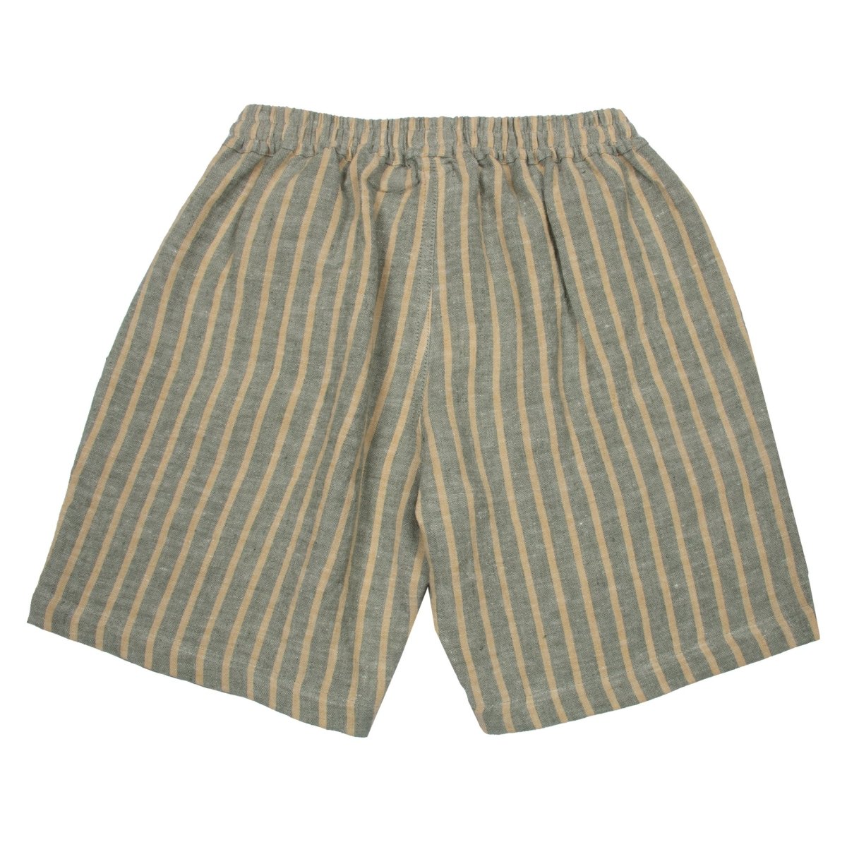 Striped Linen Shorts - Suuky Porto