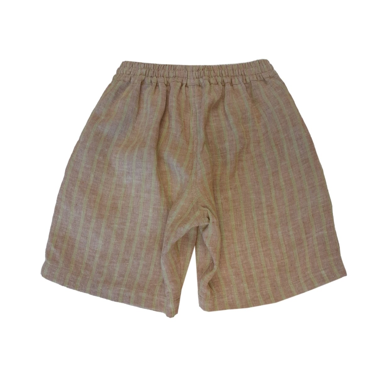 Striped Linen Shorts - Suuky Porto