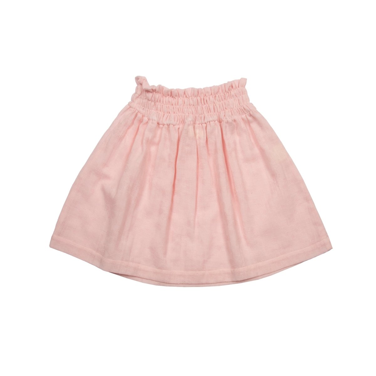 Textured Flower Cloud Pink Skirt - Suuky Porto