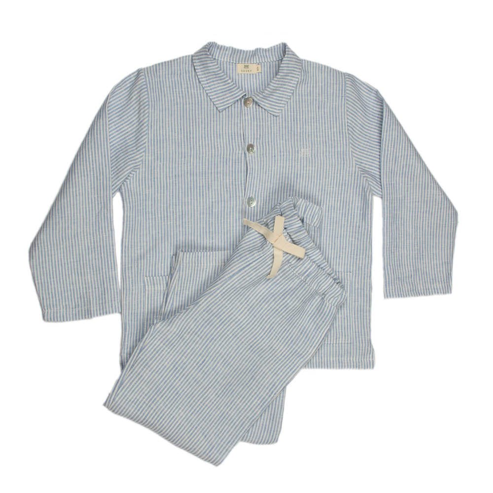 Vintage Linen | Boy's Stripe Set - Sets Suuky Porto