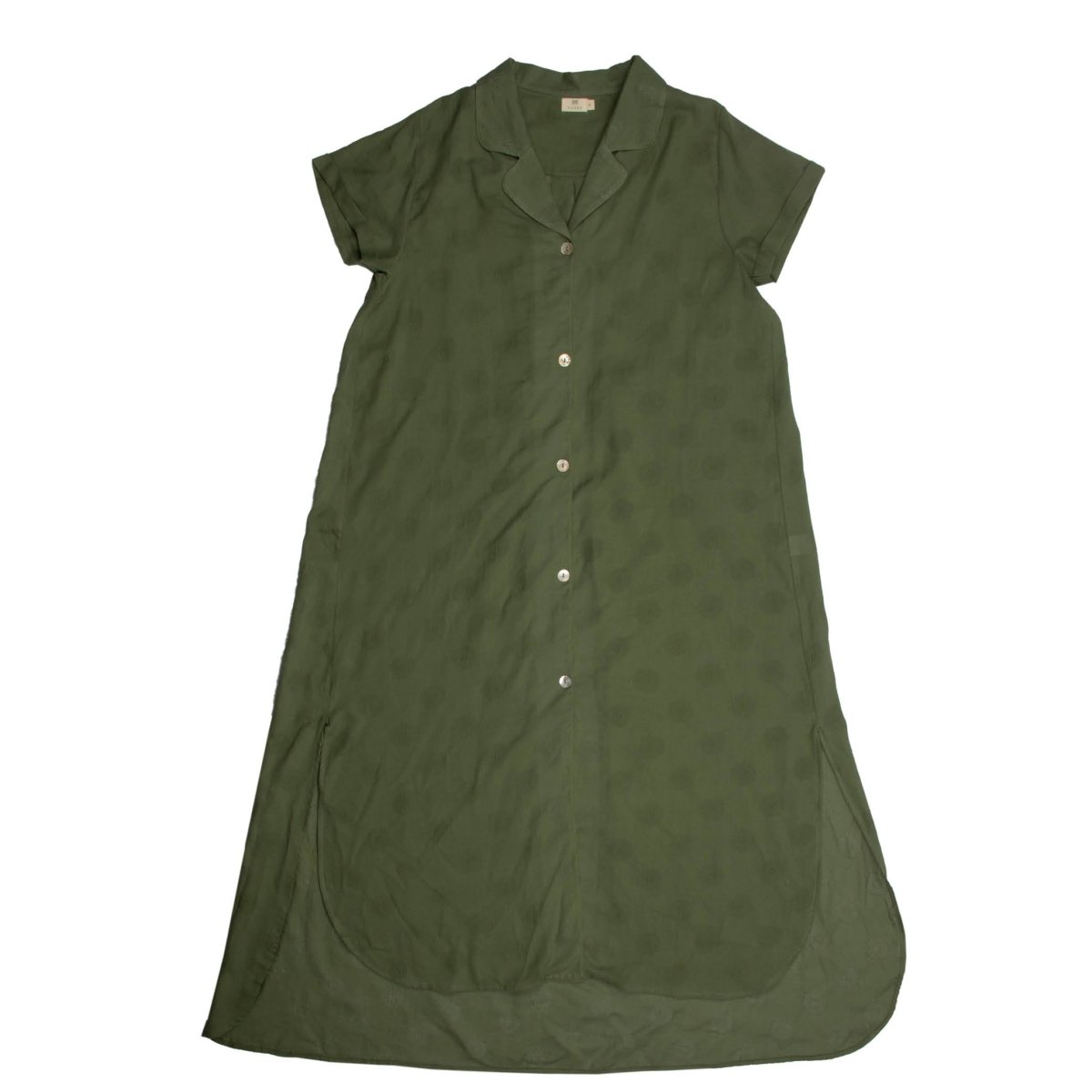 Voile Jacquard Long Shirt - Suuky Porto